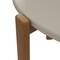Manhattan Comfort Oval End Table, 18.11 in W, 19.25 in L, 17.32 in H, MDF, Greige ET-82742-OW - alternate 2